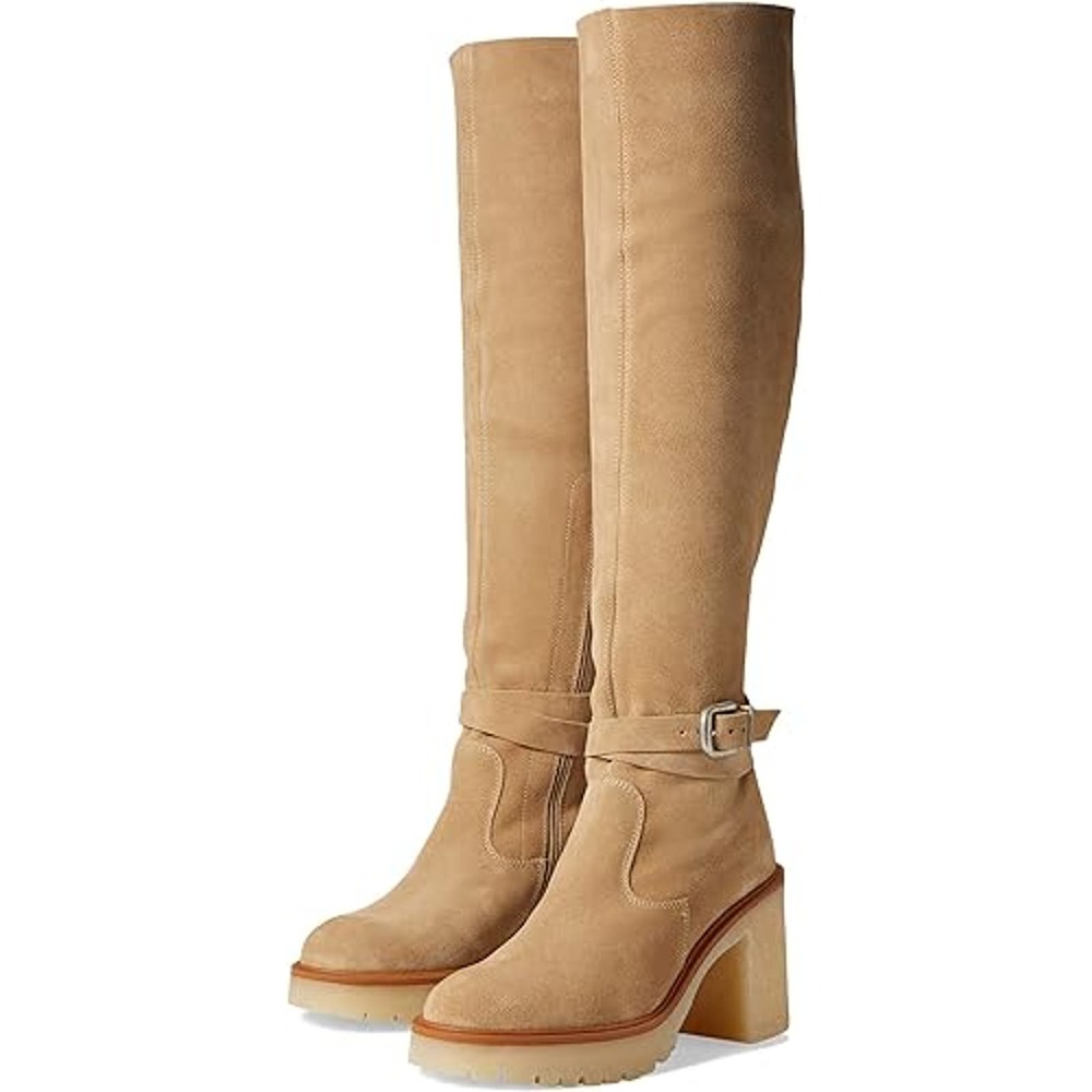 Free People Brown Camel Jasper Tall Boot NEW Size 37.5 EU / 7.5 US
